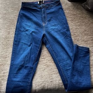 Swank a Posh Medium Blue Wash Mega Stretch Jeans